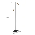 Mexlite floor lamp LUMO IP20, dimmable