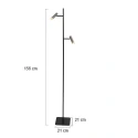 Mexlite floor lamp LUMO IP20, dimmable
