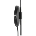 Steinhauer wall luminaire BOLLIQUE 1 flame E14 IP20, black dimmable