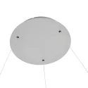 Steinhauer Luminaire à suspension RINGLEDE à 1 flamme IP20, acier gradable