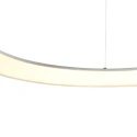 Steinhauer Luminaire à suspension RINGLEDE à 1 flamme IP20, acier gradable