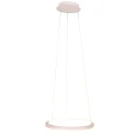Steinhauer Luminaire à suspension RINGLEDE à 1 flamme IP20, blanche gradable