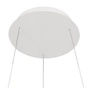 Steinhauer Luminaire à suspension RINGLEDE à 1 flamme IP20, blanche gradable
