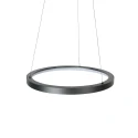 Steinhauer Luminaire à suspension RINGLEDE à 1 flamme IP20, noir gradable