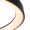 Steinhauer Luminaire à suspension RINGLEDE à 1 flamme IP20, noir gradable