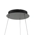 Steinhauer Luminaire à suspension RINGLEDE à 1 flamme IP20, noir gradable