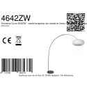 anne light & home floor lamp CURVE E27 IP20, dimmable