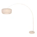 Steinhauer arc luminaire VELA LINO 1 flame E27 IP20, creme dimmable