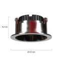 Steinhauer recessed spotlight PELITE SPOT IP44, dimmable