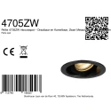 Steinhauer recessed spotlight PELITE SPOT IP44, dimmable