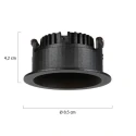 Steinhauer recessed spotlight PELITE SPOT IP44, dimmable
