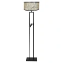 Lampadaire STANG à 2 flammes E27 IP20, noir 