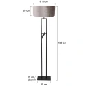 Steinhauer Lampadaire STANG E27 IP20