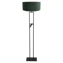 Steinhauer floor lamp STANG 2 flames E27 IP20, black 
