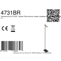 Mexlite floor lamp KORA IP20, dimmable
