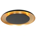 Steinhauer Luminaire de plafond GOLDEN VEIL à 2 flammes IP20, noir gradable