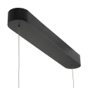 Steinhauer pendant luminaire KAROL 2 flames IP20, black dimmable