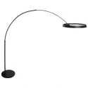Steinhauer Lampadaire RINGLUX à 1 flamme IP20, noir gradable
