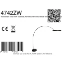 Steinhauer Lampadaire RINGLUX IP20, gradable