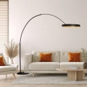 Steinhauer Lampadaire RINGLUX IP20, gradable