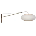 Steinhauer Luminaire mural SILVA ALBA à 1 flamme E27 IP20, bronze gradable