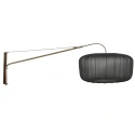 Steinhauer wall luminaire VELA LINO 1 flame E27 IP20, bronze dimmable