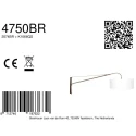 Steinhauer wall luminaire ELEGANT CLASSY 1 flame E27 IP20, bronze dimmable