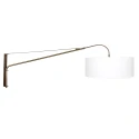Steinhauer wall luminaire ELEGANT CLASSY 1 flame E27 IP20, bronze dimmable
