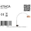 Steinhauer Lampadaire SPARKLED LIGHT E27 IP20, gradable