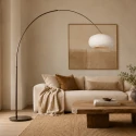 Steinhauer Lampadaire SPARKLED LIGHT E27 IP20, gradable