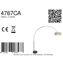Steinhauer Lampadaire SPARKLED LIGHT E27 IP20, gradable