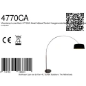 Steinhauer Lampadaire SPARKLED LIGHT E27 IP20, gradable