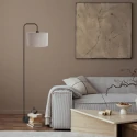 Steinhauer Lampadaire STANG E27 IP20, gradable