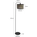 Steinhauer floor lamp STANG E27 IP20, dimmable