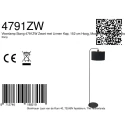 Steinhauer floor lamp STANG E27 IP20, dimmable