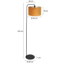 Steinhauer floor lamp STANG E27 IP20, dimmable