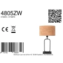 Steinhauer floor lamp STANG E27 IP20, dimmable