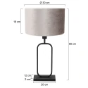 Steinhauer floor lamp STANG E27 IP20, dimmable