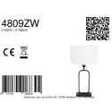 Steinhauer floor lamp STANG E27 IP20, dimmable