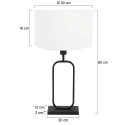 Steinhauer floor lamp STANG E27 IP20, dimmable