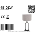 Steinhauer Lampadaire STANG E27 IP20, gradable
