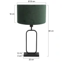 Steinhauer floor lamp STANG E27 IP20, dimmable