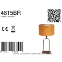 Steinhauer Lampadaire STANG E27 IP20, gradable