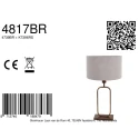Steinhauer Lampadaire STANG E27 IP20, gradable