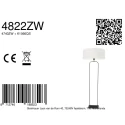 Steinhauer Lampadaire STANG E27 IP20, gradable