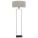Lampadaire STANG à 1 flamme E27 IP20, noir gradable