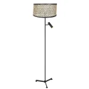 Steinhauer floor lamp STANG E27 + GU10 IP20, dimmable