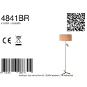 Steinhauer floor lamp STANG E27 + GU10 IP20, dimmable