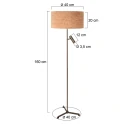 Steinhauer floor lamp STANG E27 + GU10 IP20, dimmable