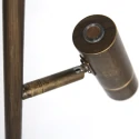 Steinhauer Lampadaire STANG E27 + GU10 IP20, gradable